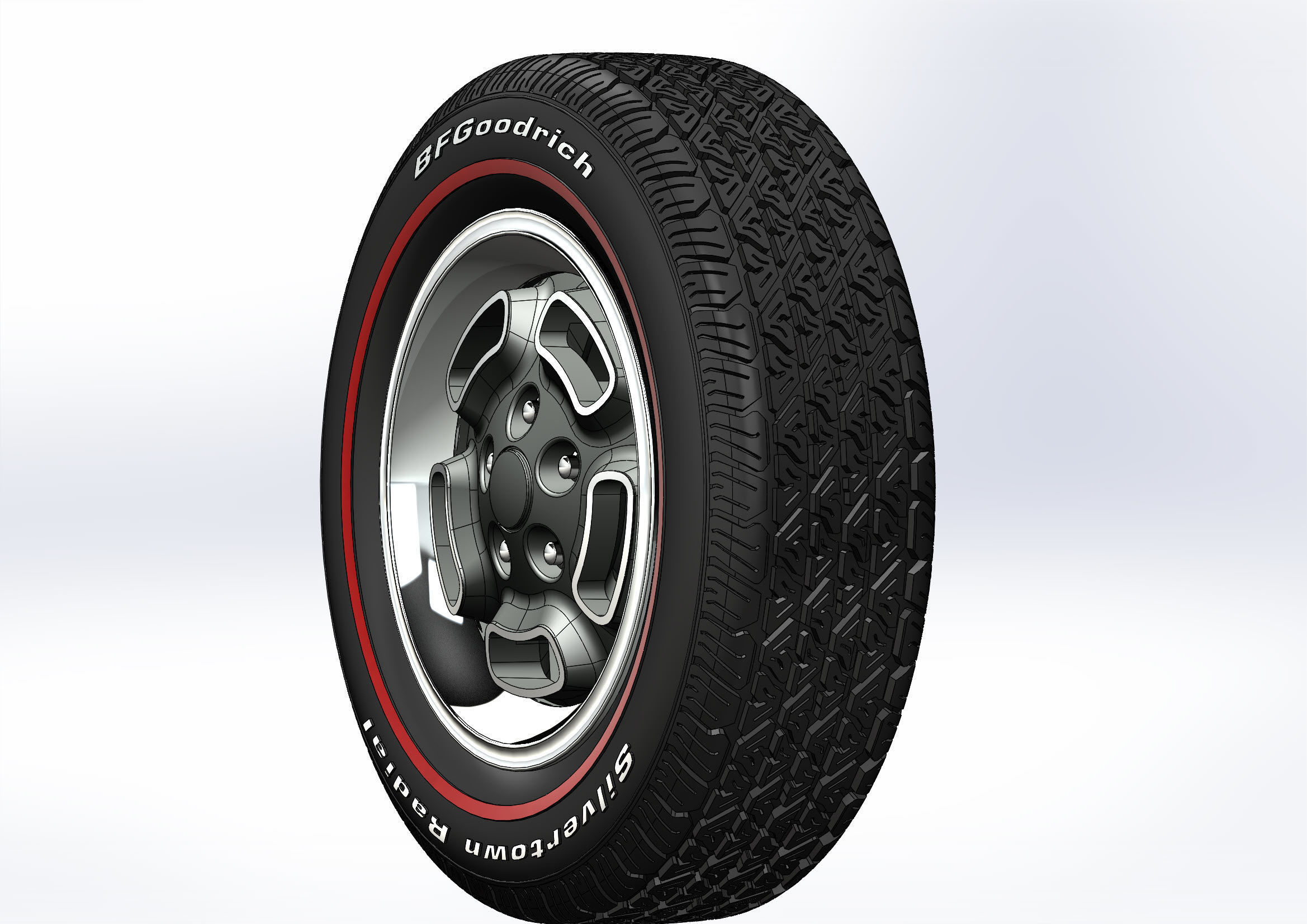 Wheels Kelsey-Hayes W23 recall for scale model 3D print model_3