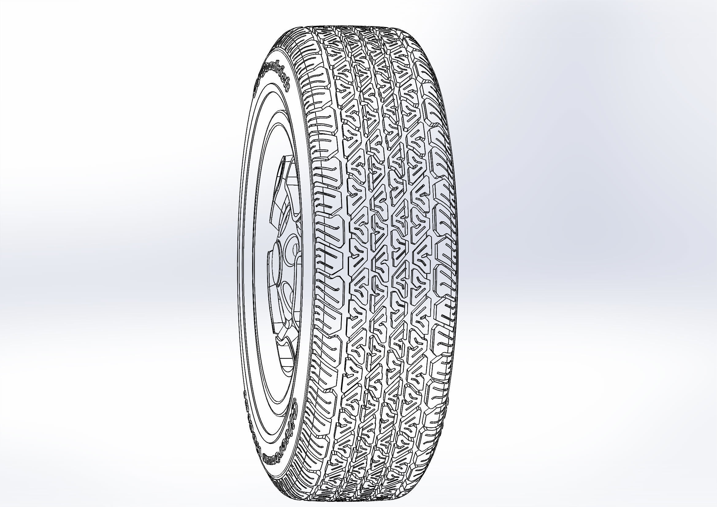 Wheels Kelsey-Hayes W23 recall for scale model 3D print model_6
