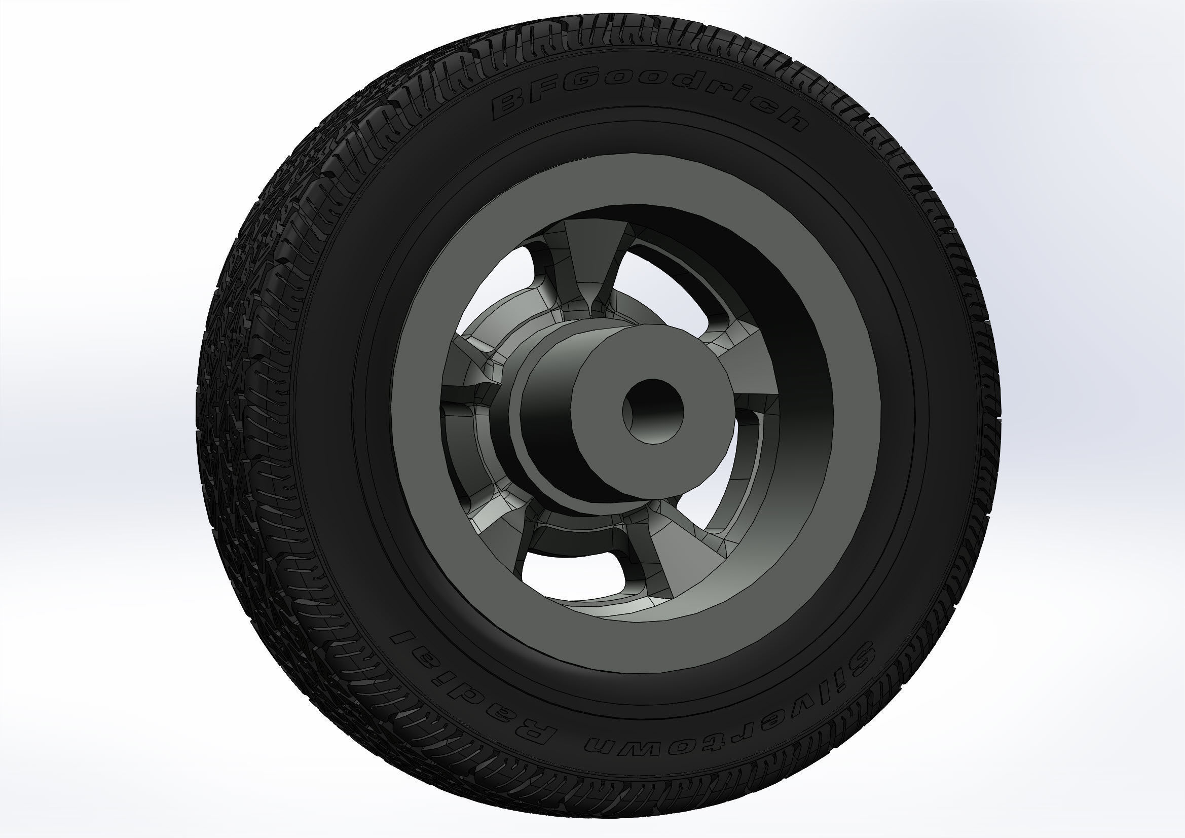 Wheels Kelsey-Hayes W23 recall for scale model 3D print model_7