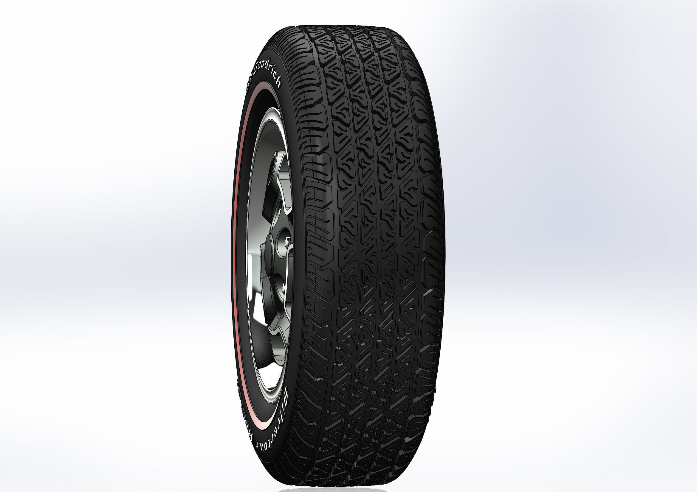 Wheels Kelsey-Hayes W23 recall for scale model 3D print model_5