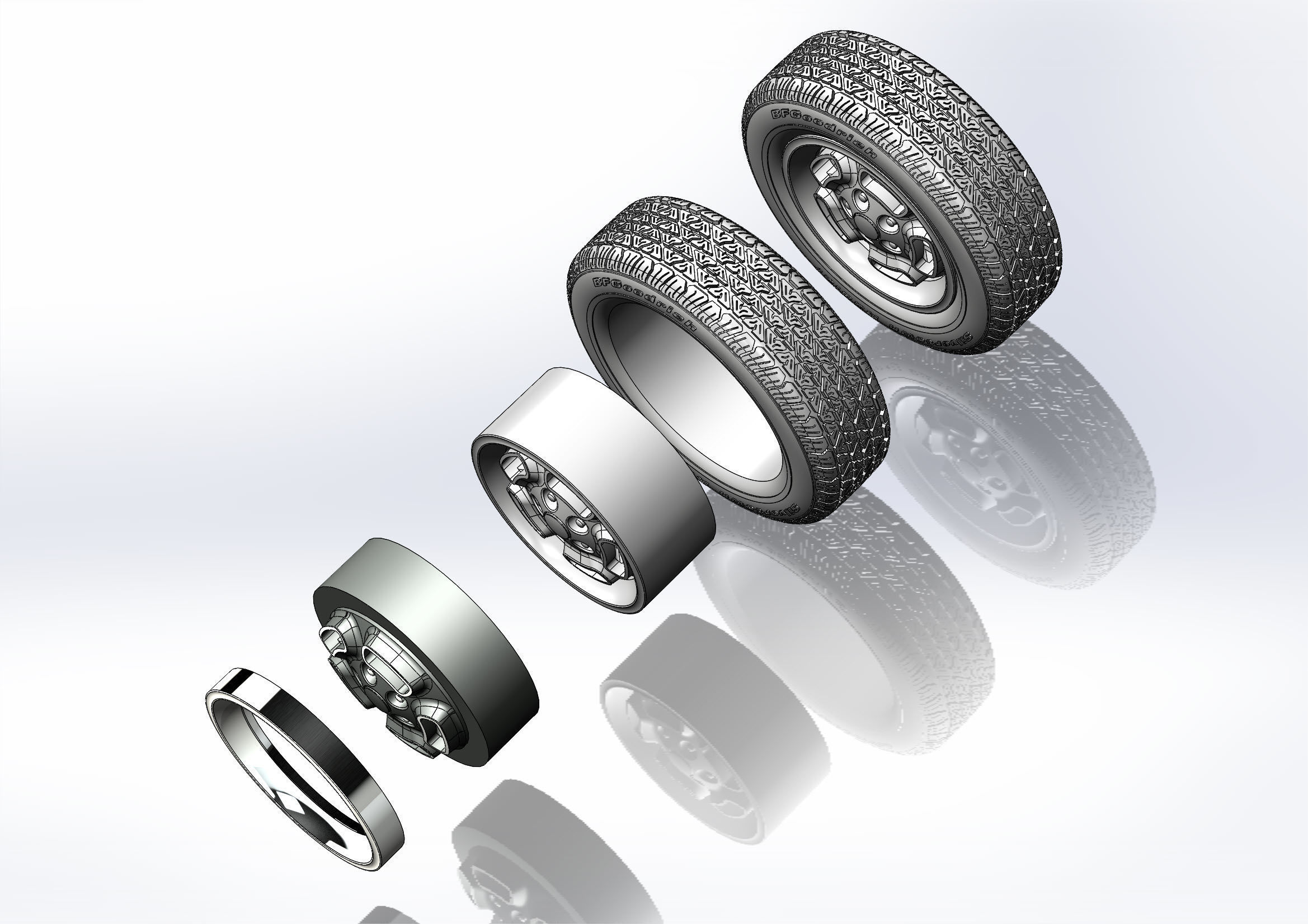 Wheels Kelsey-Hayes W23 recall for scale model 3D print model_10