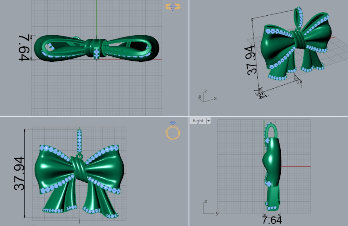 jewelry pendant jp0016 3D print model_4