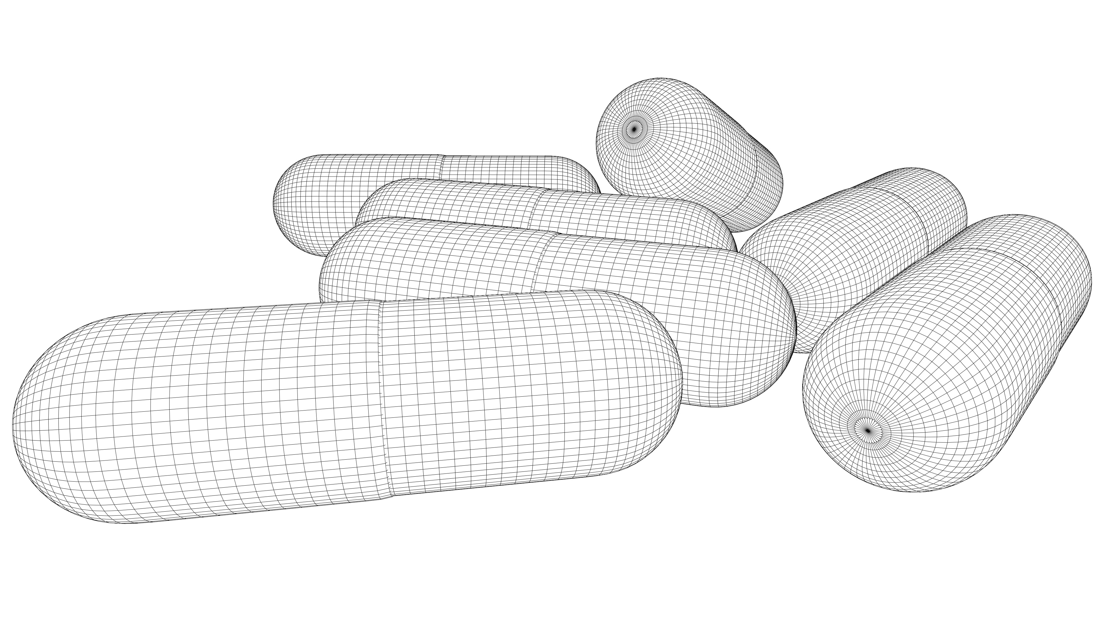 The Pills Green and White Color 3D model_9