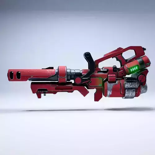 Sci-Fi Gun Futuristic Weapon