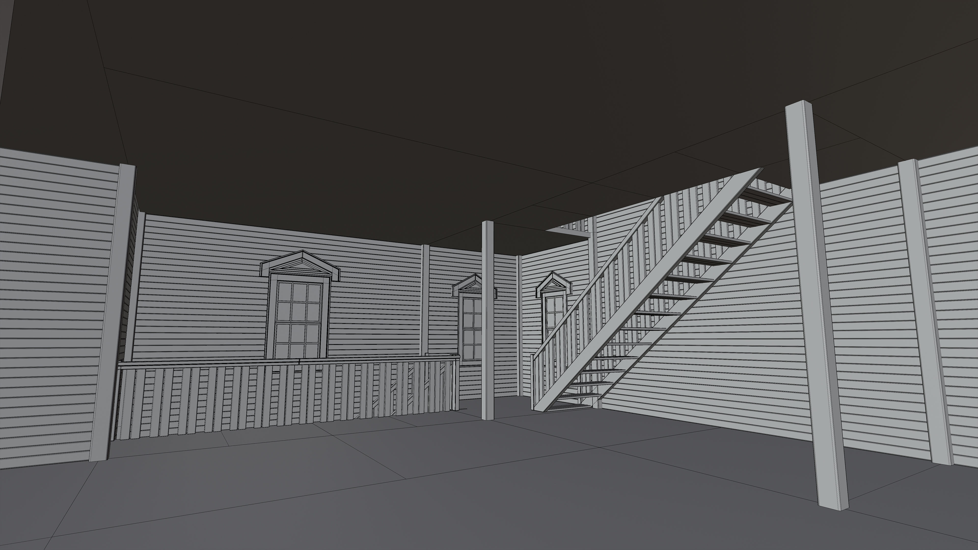 Old Abandoned House 2 3D model_15