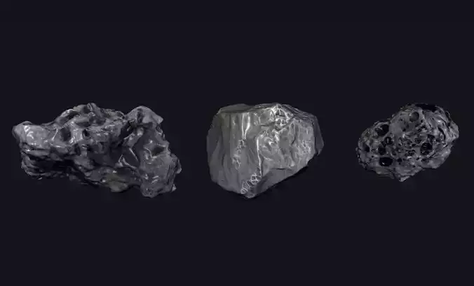 Asteroid Space 3D model
