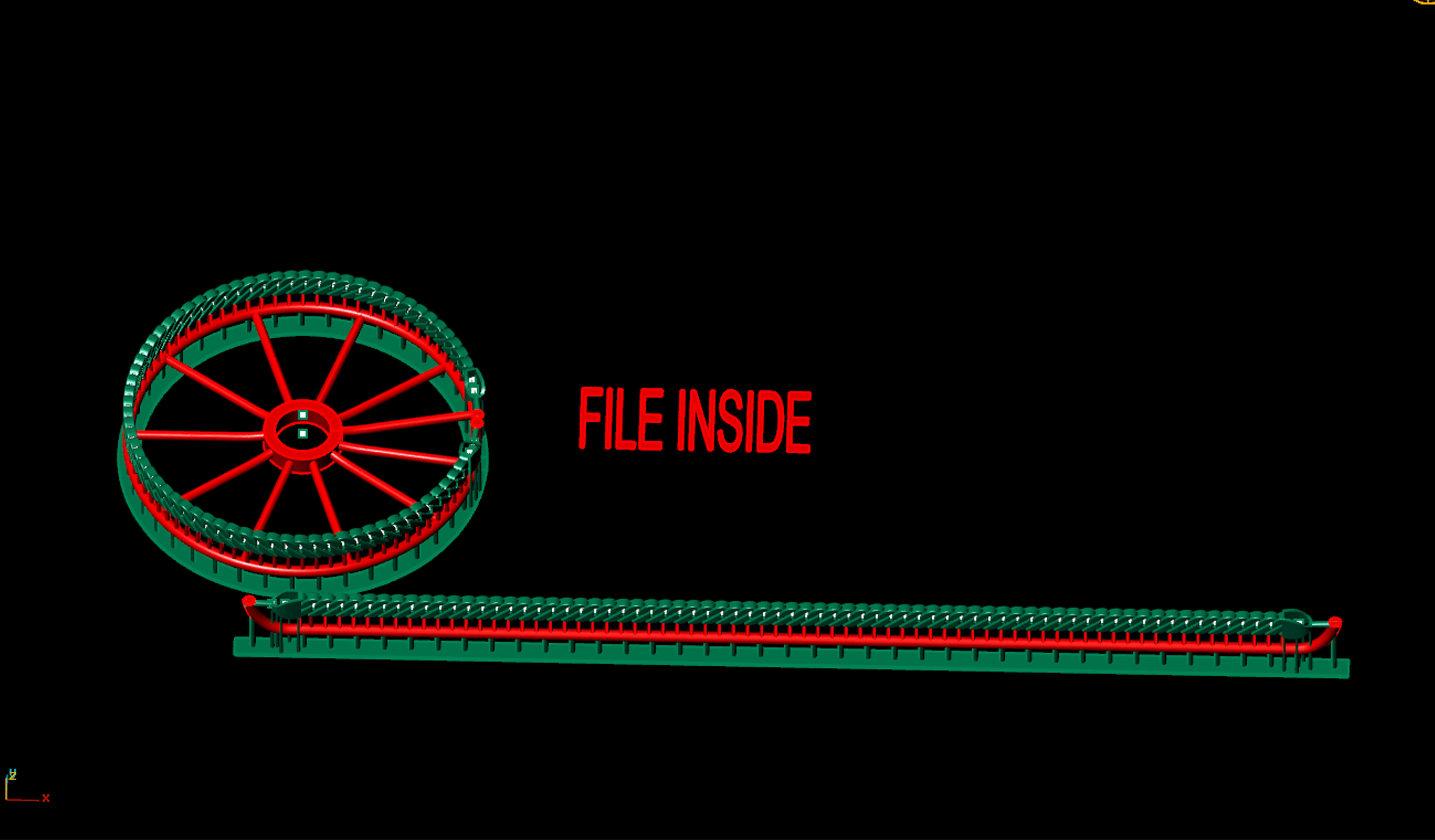 5MM SPIRAL 3D CUBAN BRACELET OR CHAIN OR NECKLACE 3D print model_6