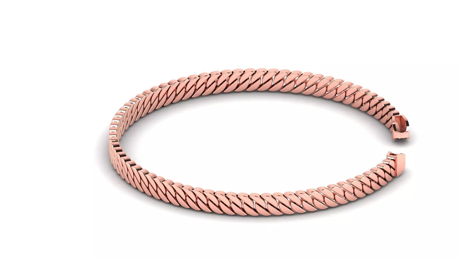 5MM SPIRAL 3D CUBAN BRACELET OR CHAIN OR NECKLACE 3D print model_0