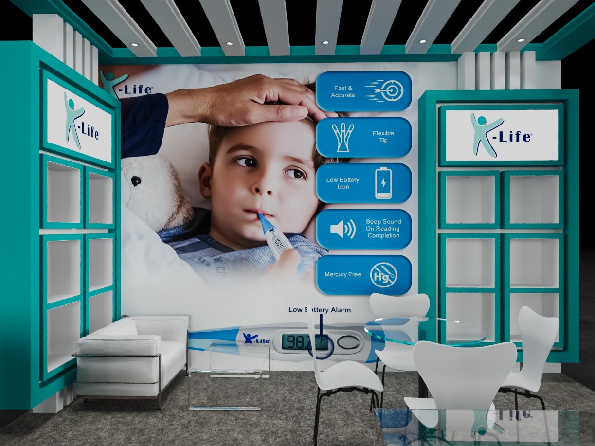 Exhibition Stand 5x4 3Sides D1V1 3D model_5