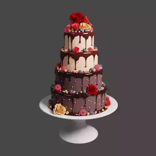 Cake 3D model