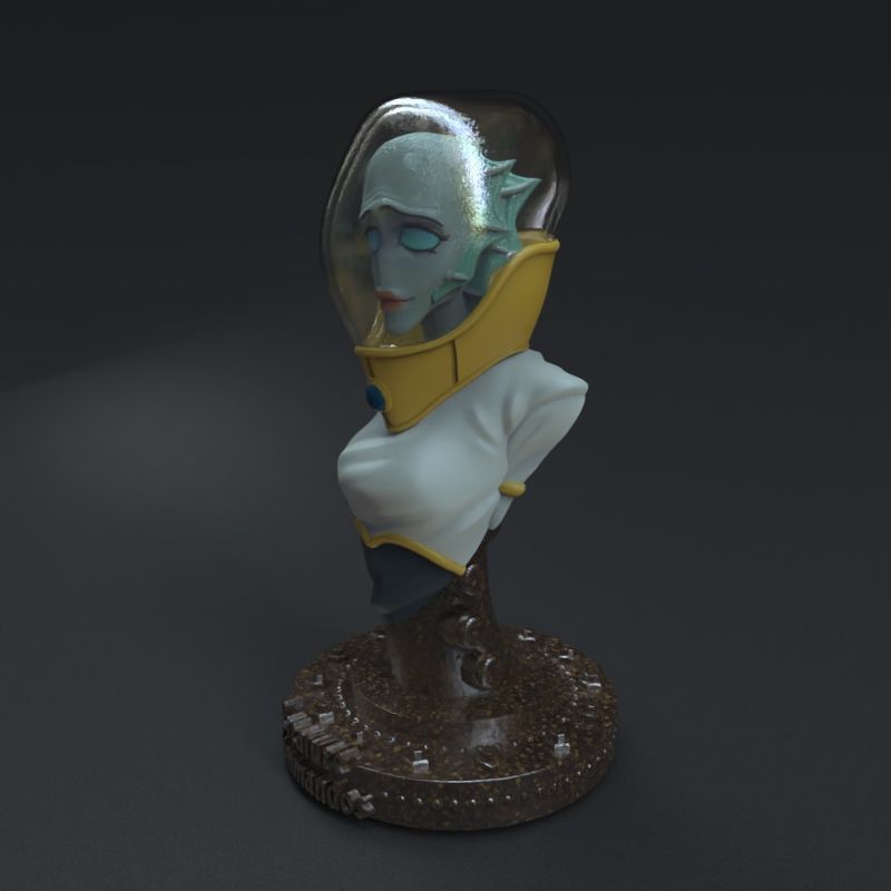 Nia Mazursky from Creature Commandos 3D print model_14
