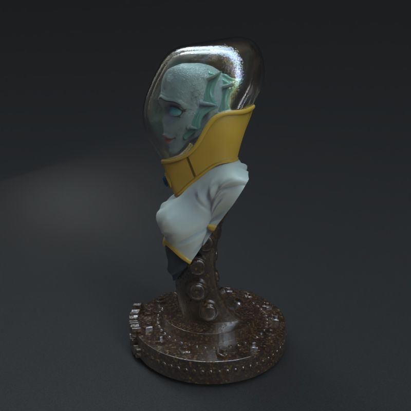 Nia Mazursky from Creature Commandos 3D print model_28