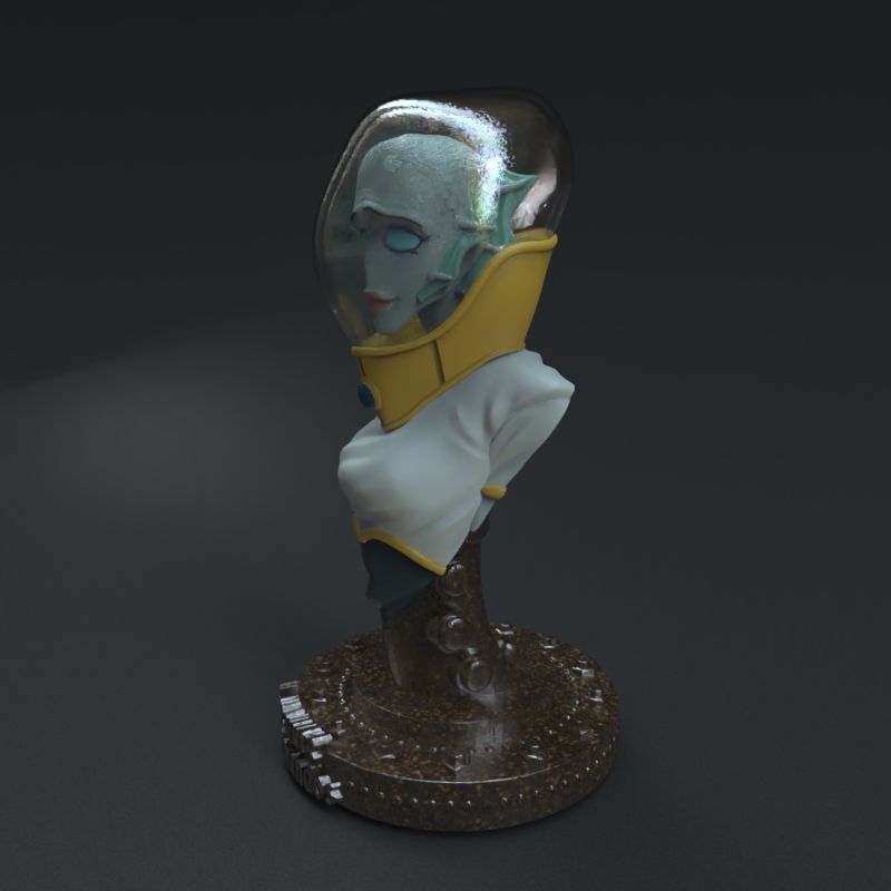 Nia Mazursky from Creature Commandos 3D print model_19