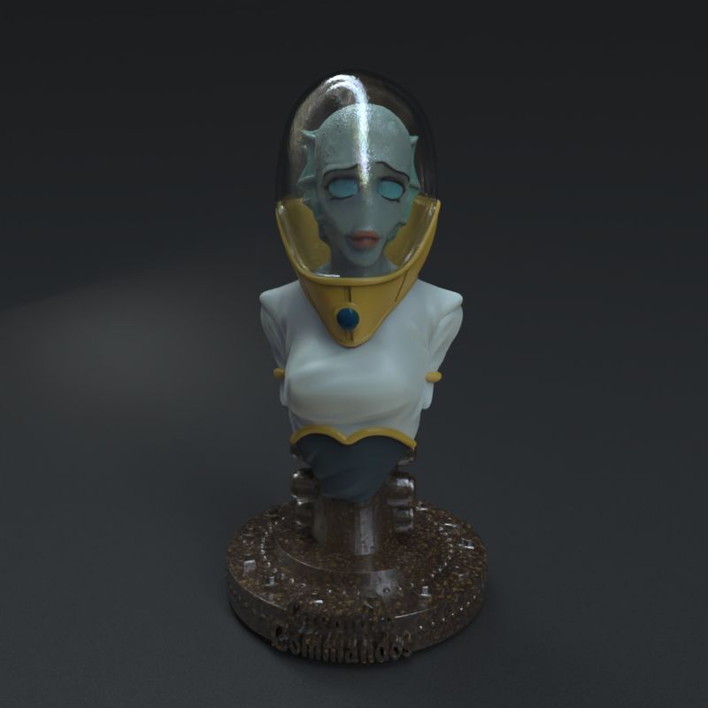 Nia Mazursky from Creature Commandos 3D print model_12