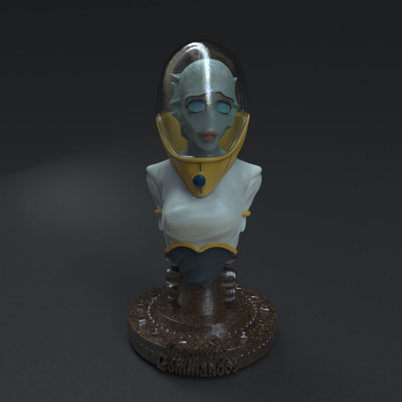 Nia Mazursky from Creature Commandos 3D print model_2