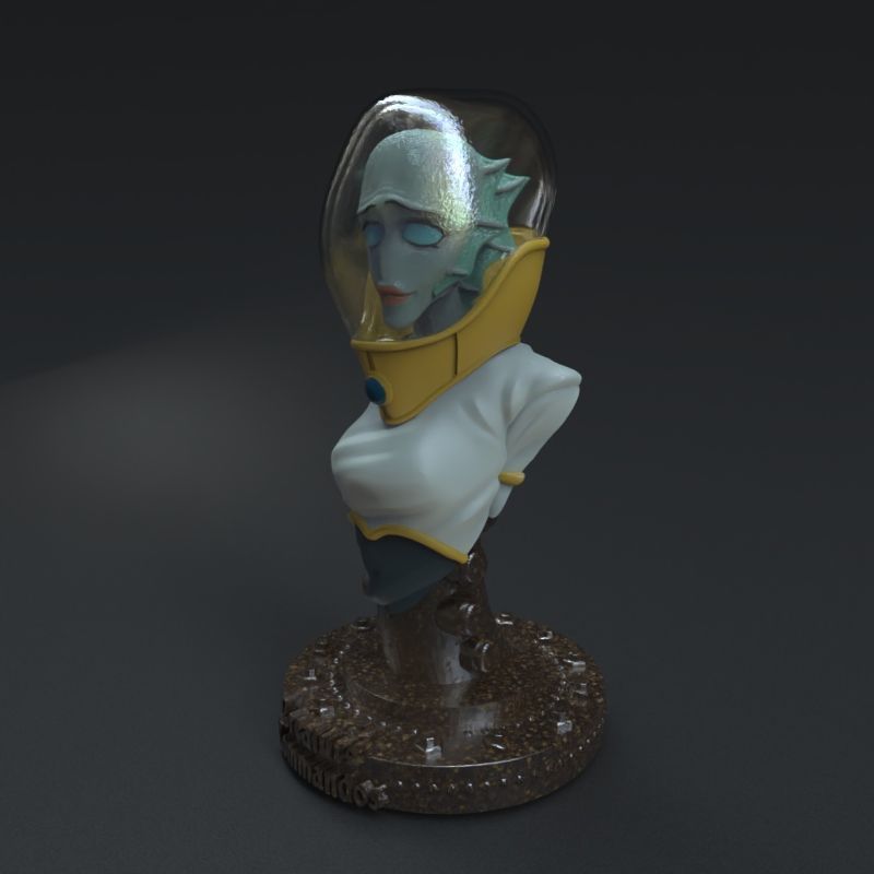 Nia Mazursky from Creature Commandos 3D print model_10