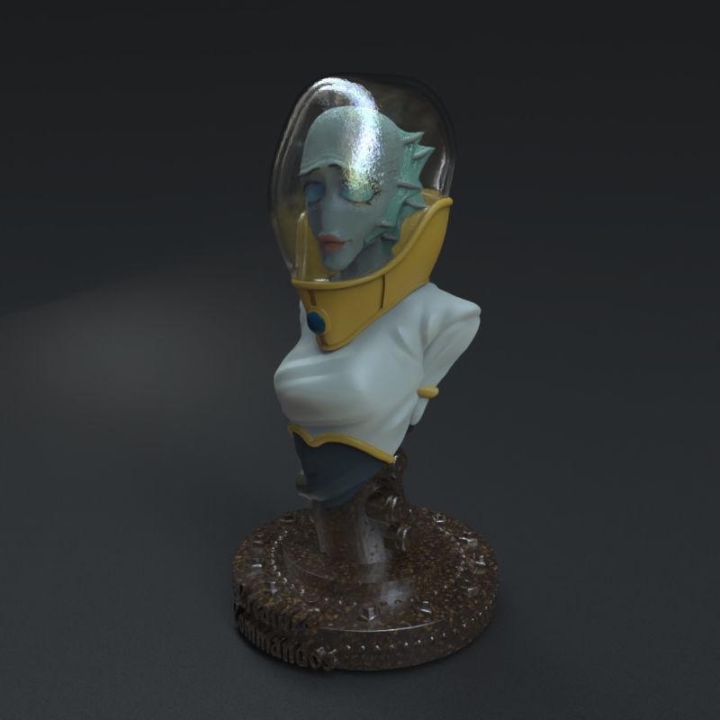 Nia Mazursky from Creature Commandos 3D print model_7