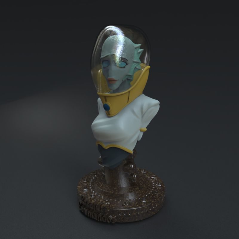 Nia Mazursky from Creature Commandos 3D print model_5