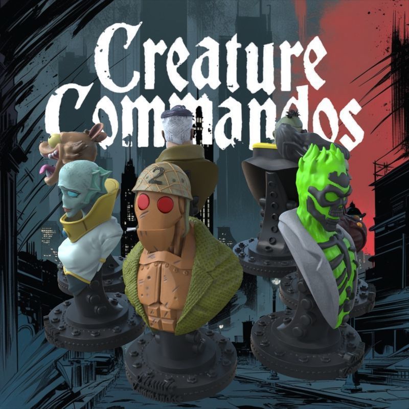 CREATURE COMMANDOS FULL SET 3D print model_13