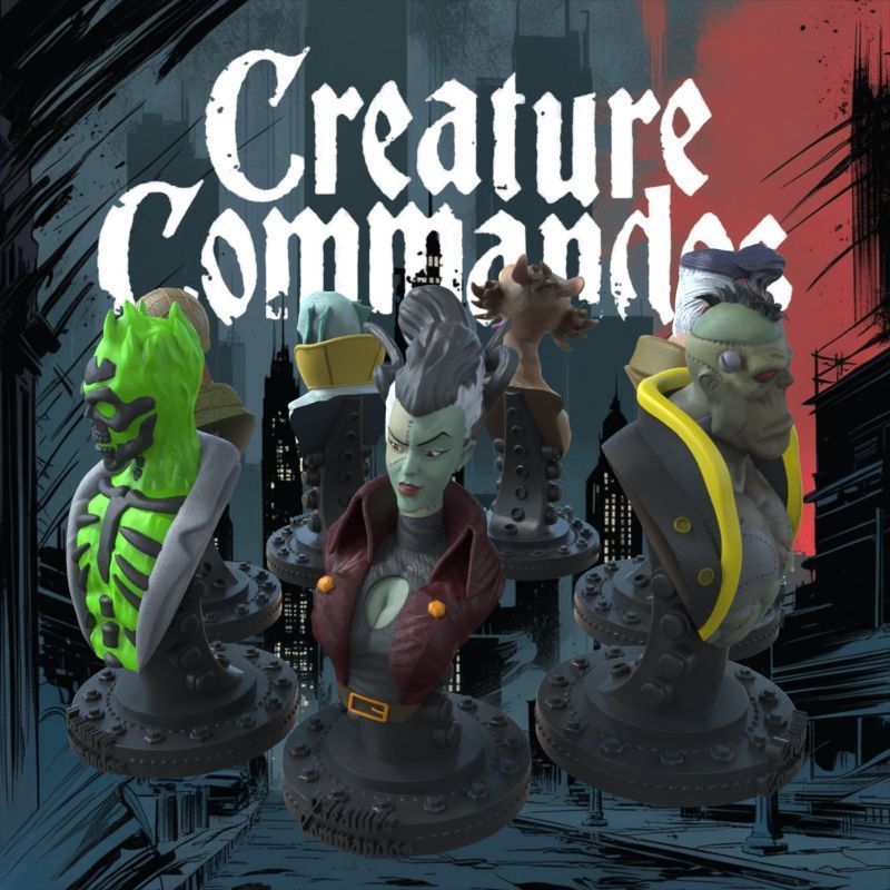 CREATURE COMMANDOS FULL SET 3D print model_25