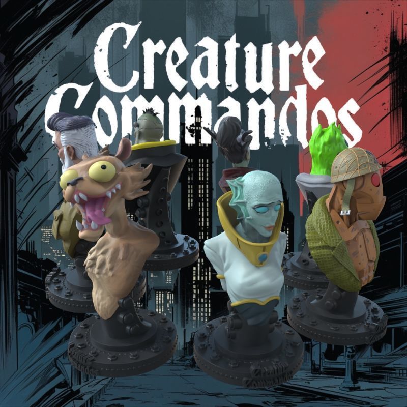 CREATURE COMMANDOS FULL SET 3D print model_46