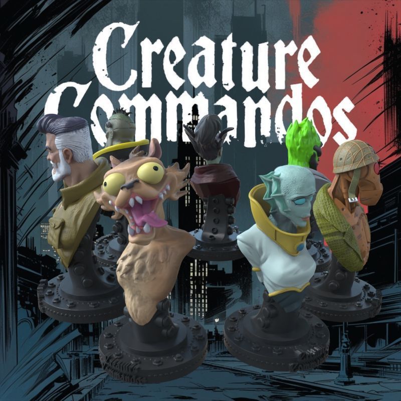 CREATURE COMMANDOS FULL SET 3D print model_44