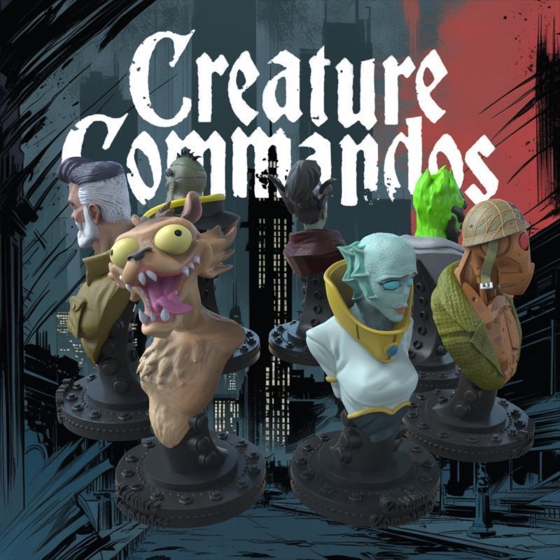 CREATURE COMMANDOS FULL SET 3D print model_45
