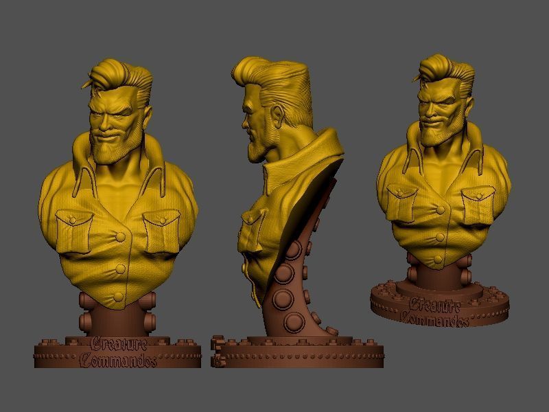 CREATURE COMMANDOS FULL SET 3D print model_6