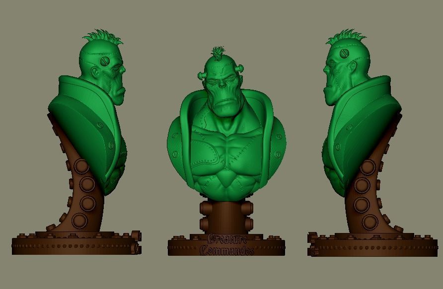 CREATURE COMMANDOS FULL SET 3D print model_2