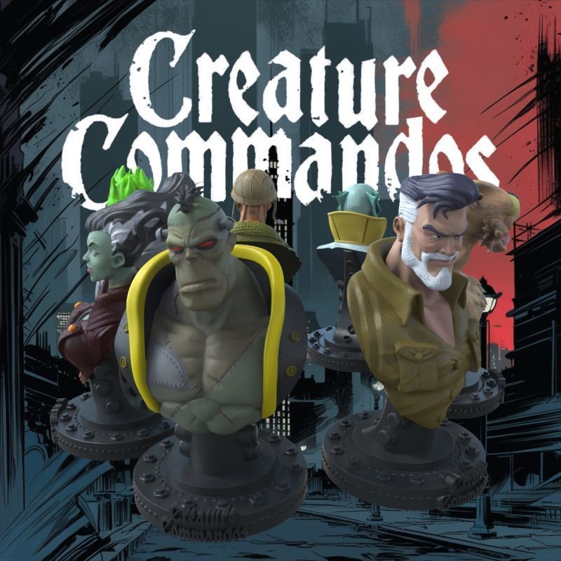 CREATURE COMMANDOS FULL SET 3D print model_34