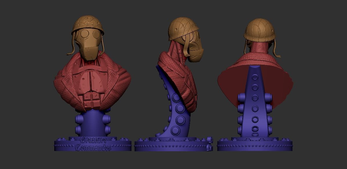 CREATURE COMMANDOS FULL SET 3D print model_3