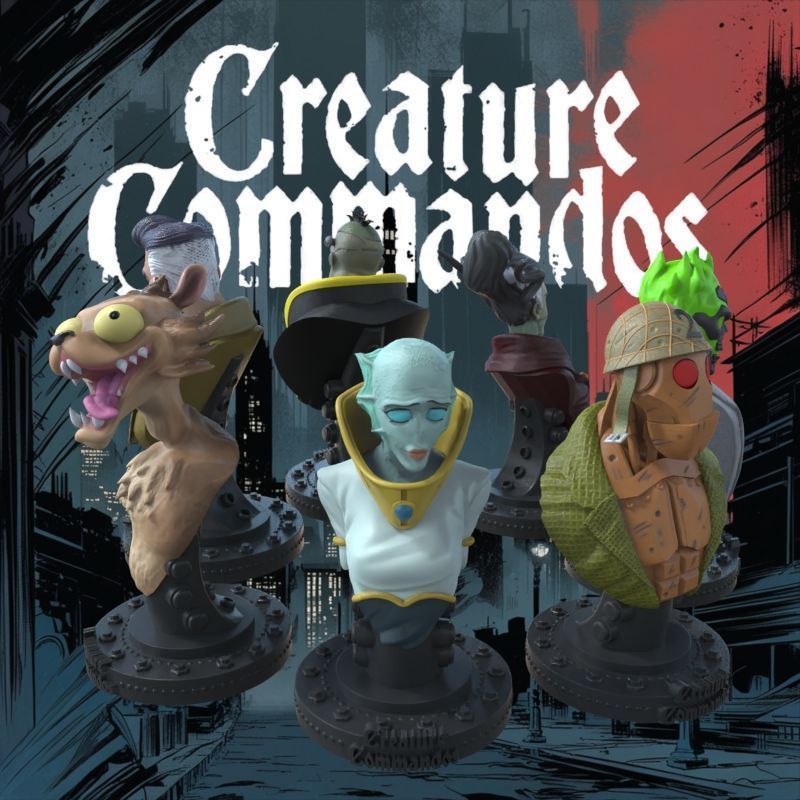 CREATURE COMMANDOS FULL SET 3D print model_49