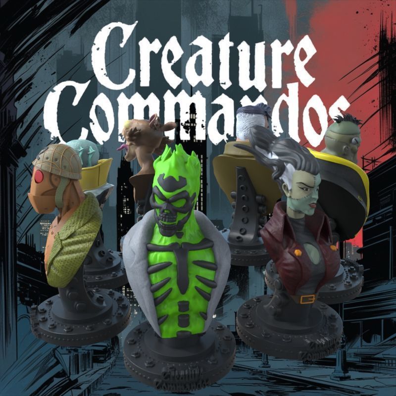 CREATURE COMMANDOS FULL SET 3D print model_20