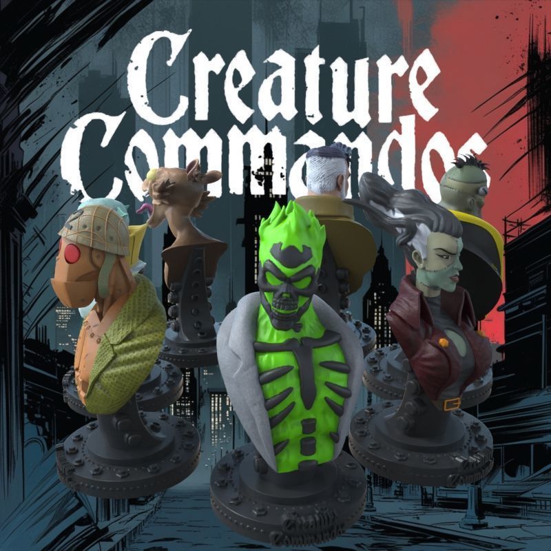 CREATURE COMMANDOS FULL SET 3D print model_18