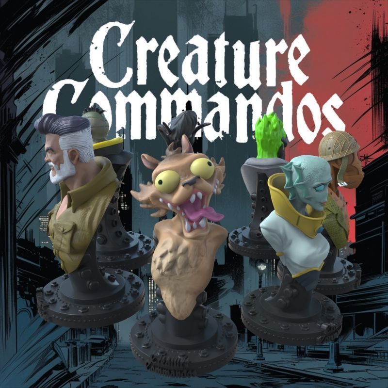 CREATURE COMMANDOS FULL SET 3D print model_42