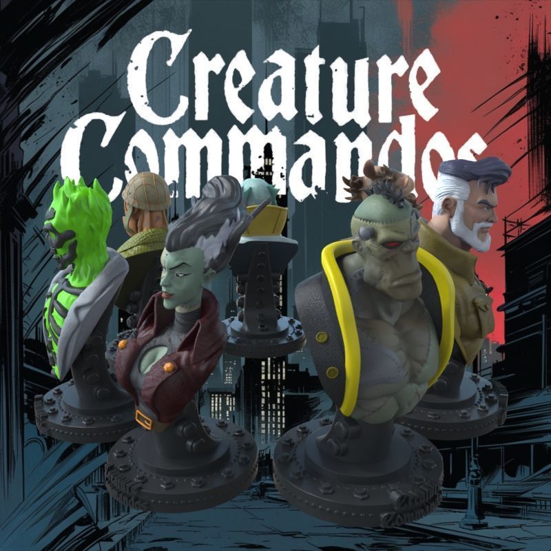 CREATURE COMMANDOS FULL SET 3D print model_28