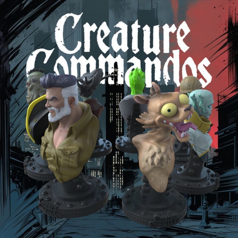 CREATURE COMMANDOS FULL SET 3D print model_39
