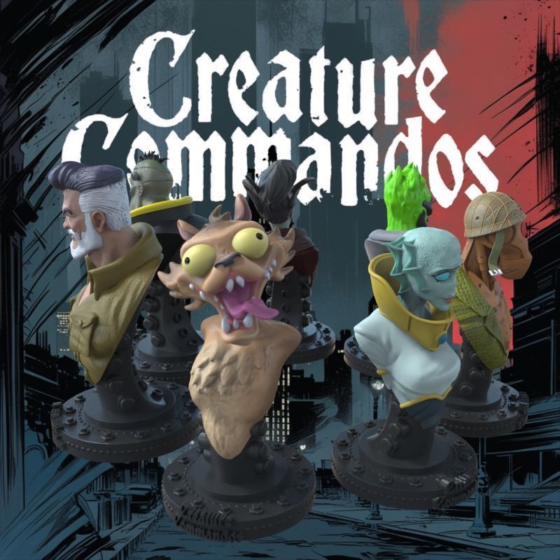 CREATURE COMMANDOS FULL SET 3D print model_43
