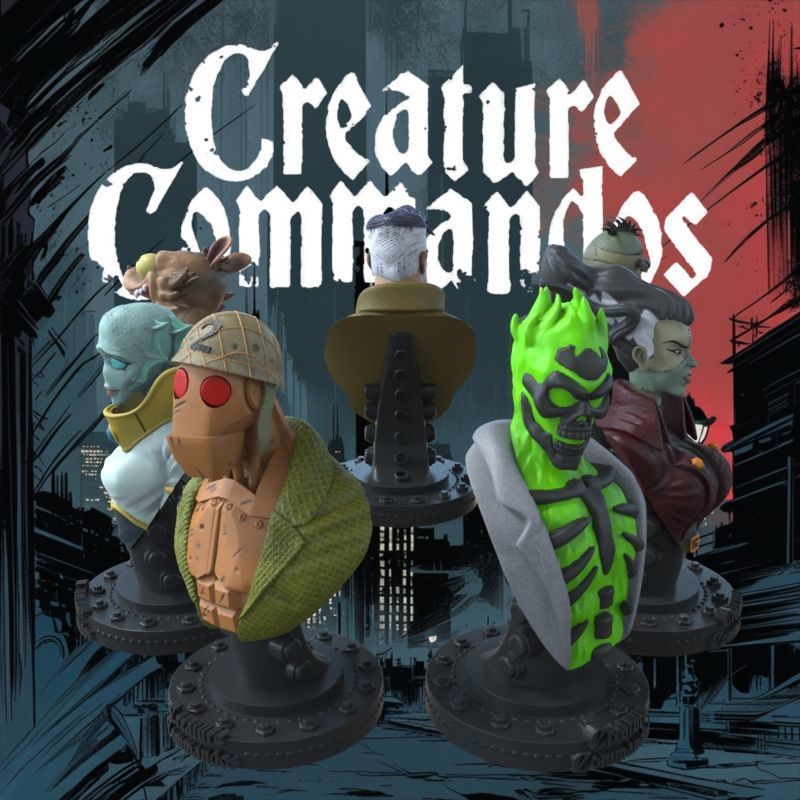 CREATURE COMMANDOS FULL SET 3D print model_15