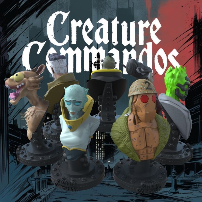 CREATURE COMMANDOS FULL SET 3D print model_9