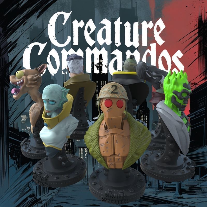 CREATURE COMMANDOS FULL SET 3D print model_11
