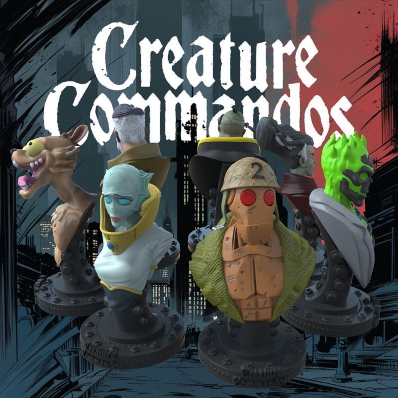 CREATURE COMMANDOS FULL SET 3D print model_10