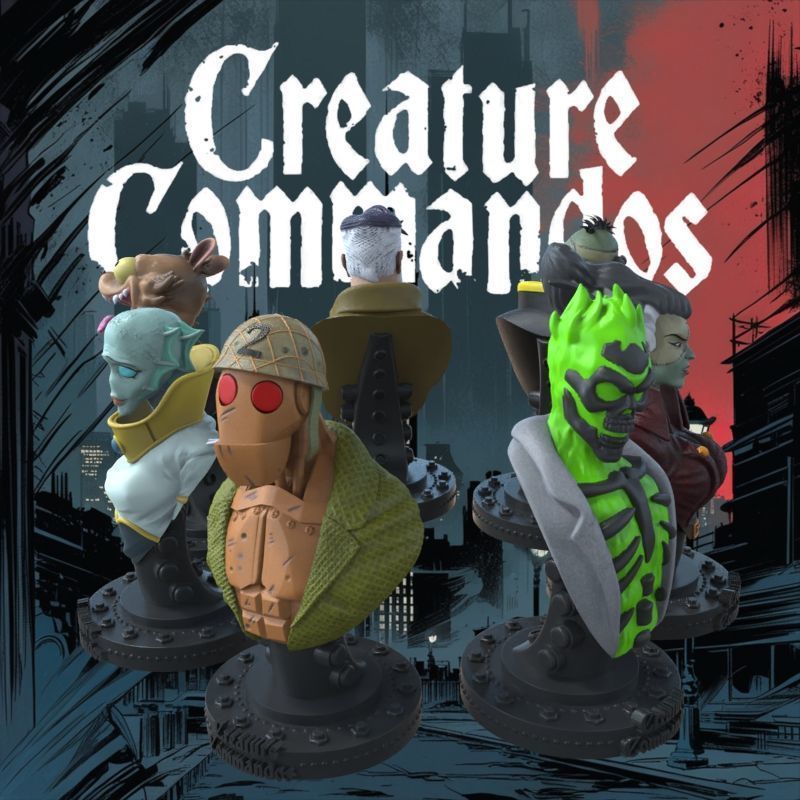 CREATURE COMMANDOS FULL SET 3D print model_14