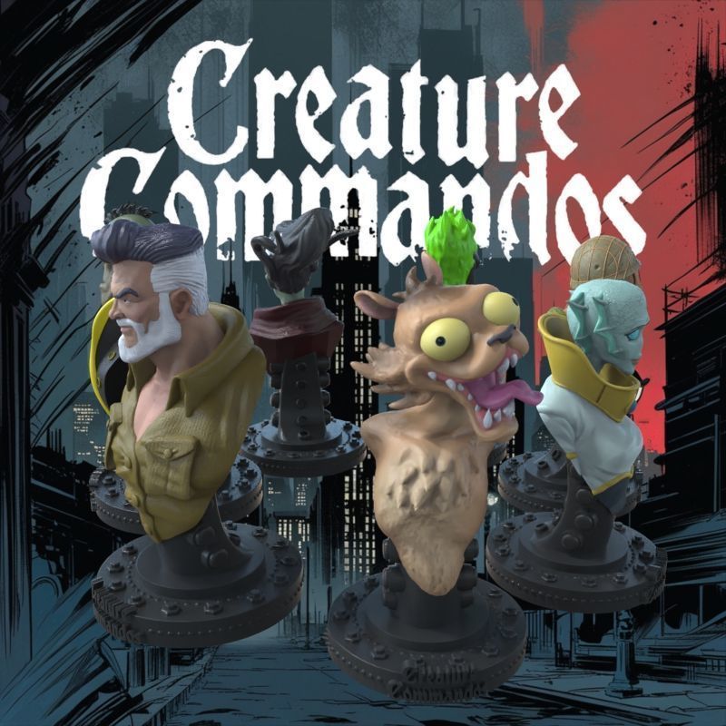 CREATURE COMMANDOS FULL SET 3D print model_40
