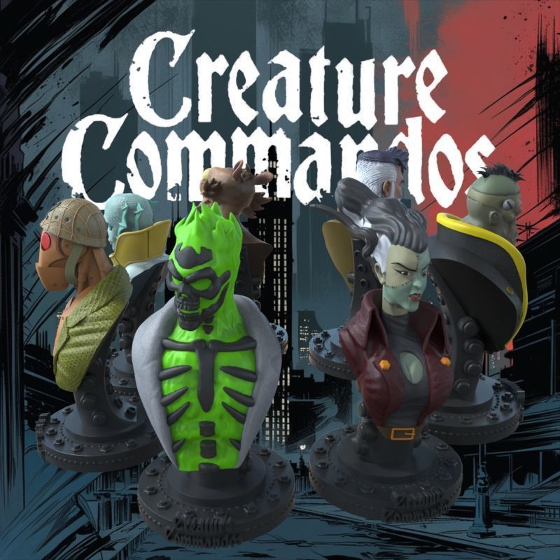 CREATURE COMMANDOS FULL SET 3D print model_21