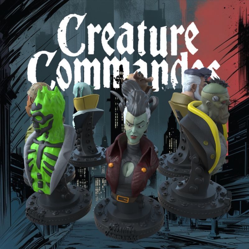 CREATURE COMMANDOS FULL SET 3D print model_24