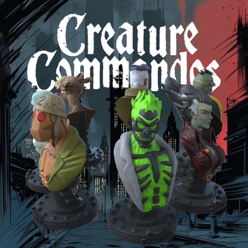 CREATURE COMMANDOS FULL SET 3D print model_17