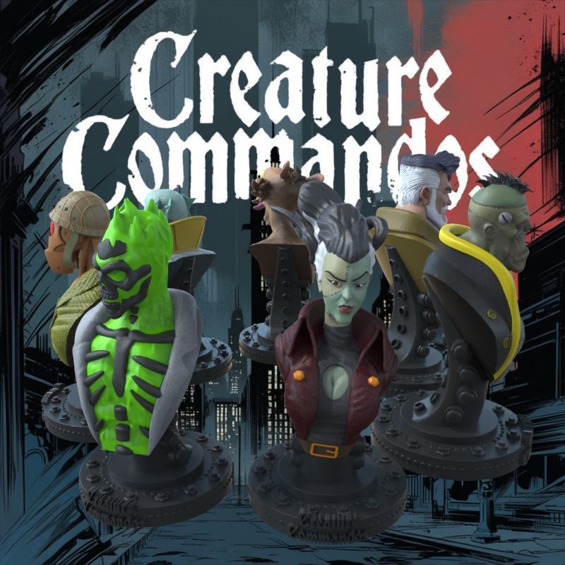CREATURE COMMANDOS FULL SET 3D print model_23