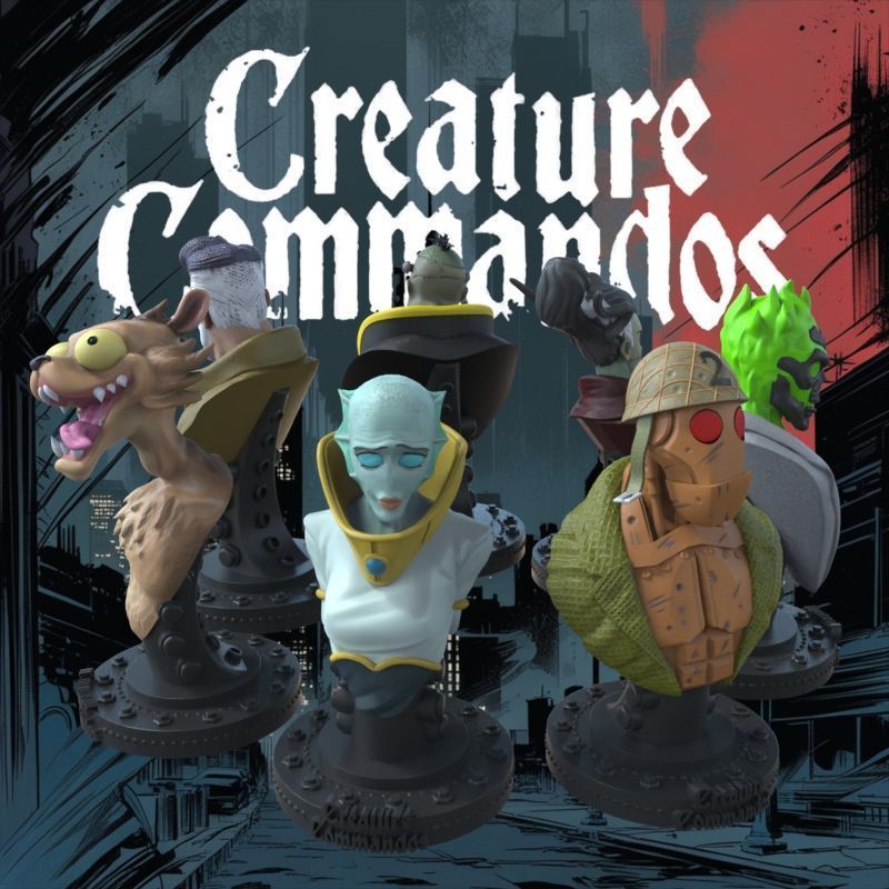 CREATURE COMMANDOS FULL SET 3D print model_8