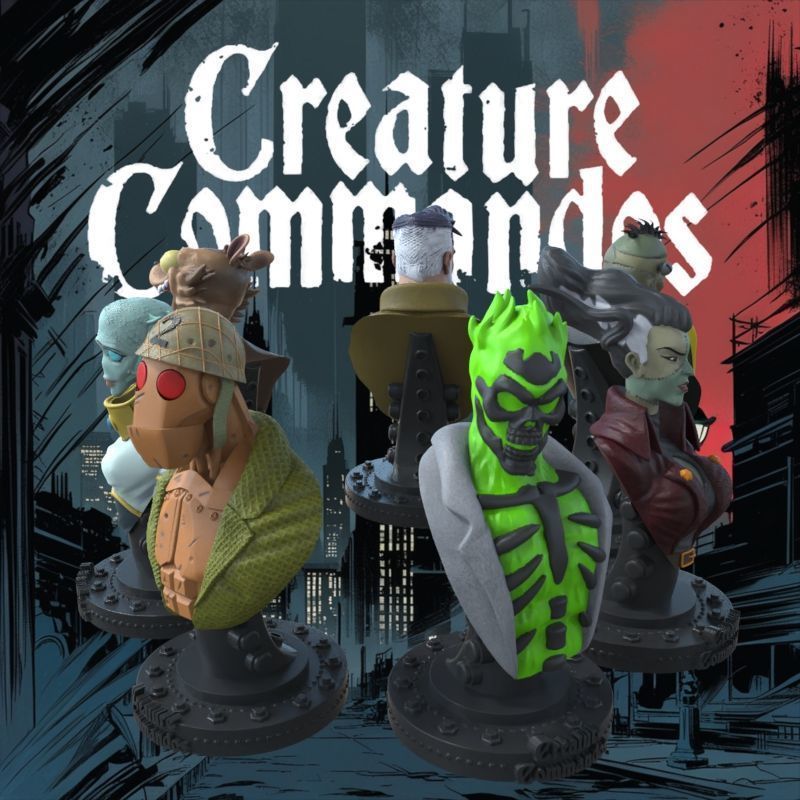 CREATURE COMMANDOS FULL SET 3D print model_16